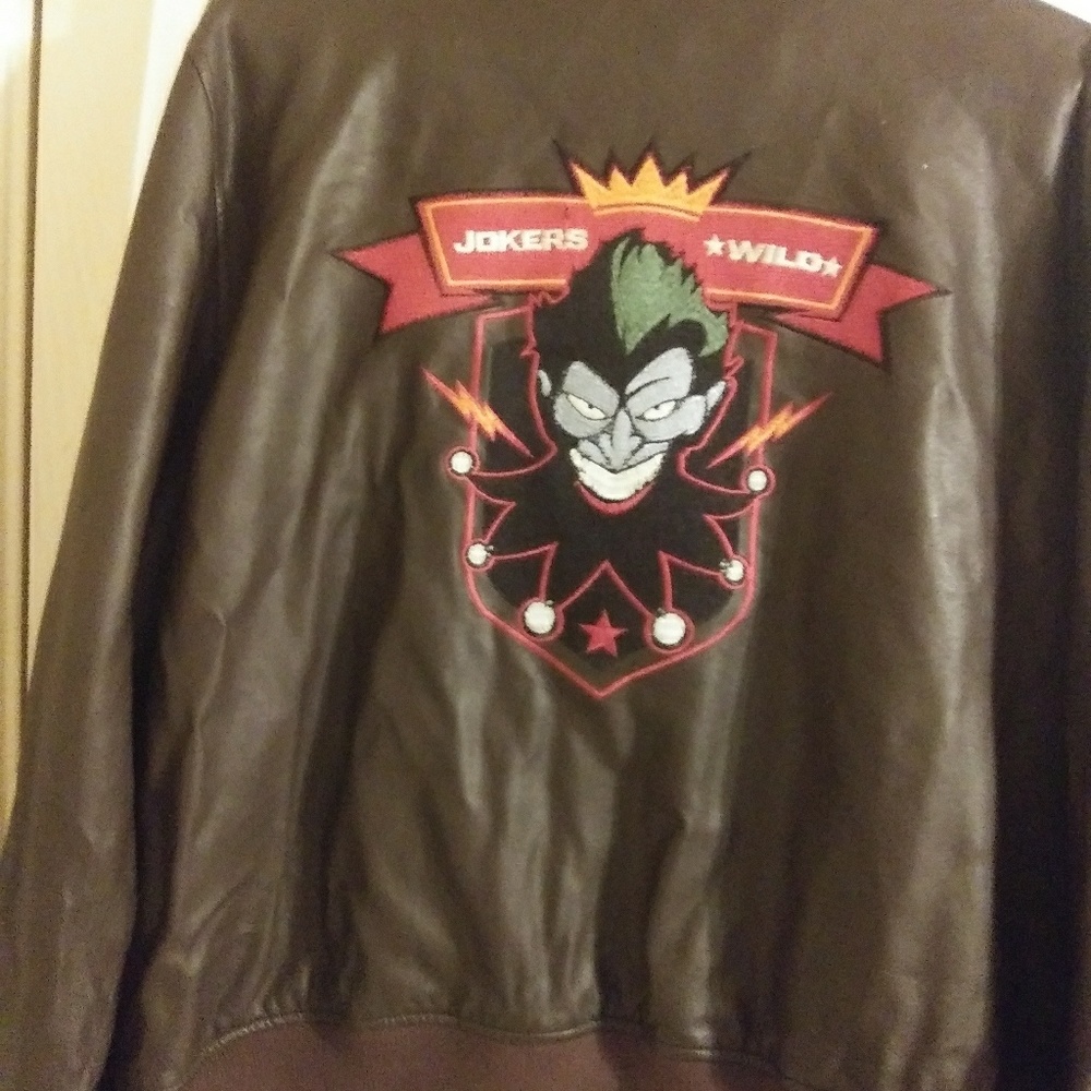 DC comic Jokers Wild bomber jacket